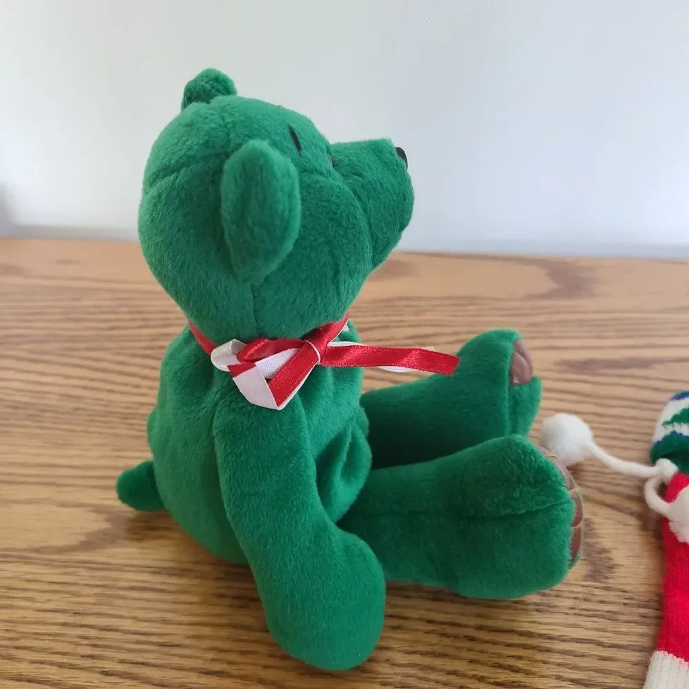 Limited Treasures Holiday Edition Sugar Cane Teddy Bear & Cat Christmas Stocking